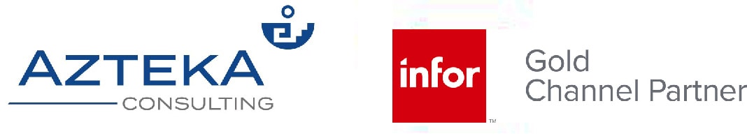 Logo des Continum Partners Azteka Consulting GmbH, Infor LN Gold Channel Partner.