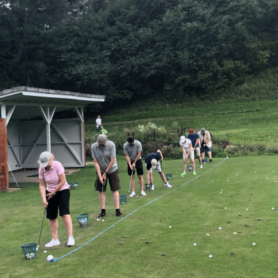 Continum Team auf der Driving Range