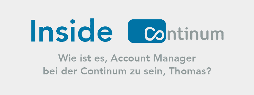Account-Manager - Thomas Benz im Gespräch