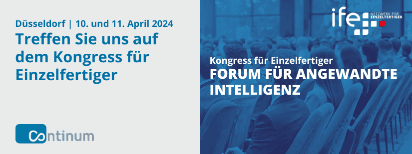 Continum auf dem Kongress für Einzelfertiger