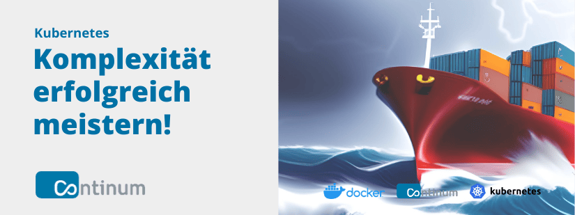 Mit Managed Kubernetes Komplexität meistern - Containerschiff als Metapher