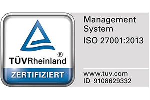 Continum ist TÜV zertifiziert nach ISO 27001:2013